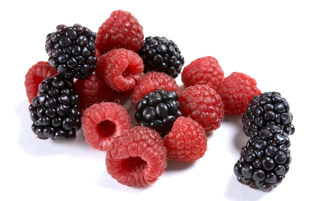 Raspberries And Blackberries