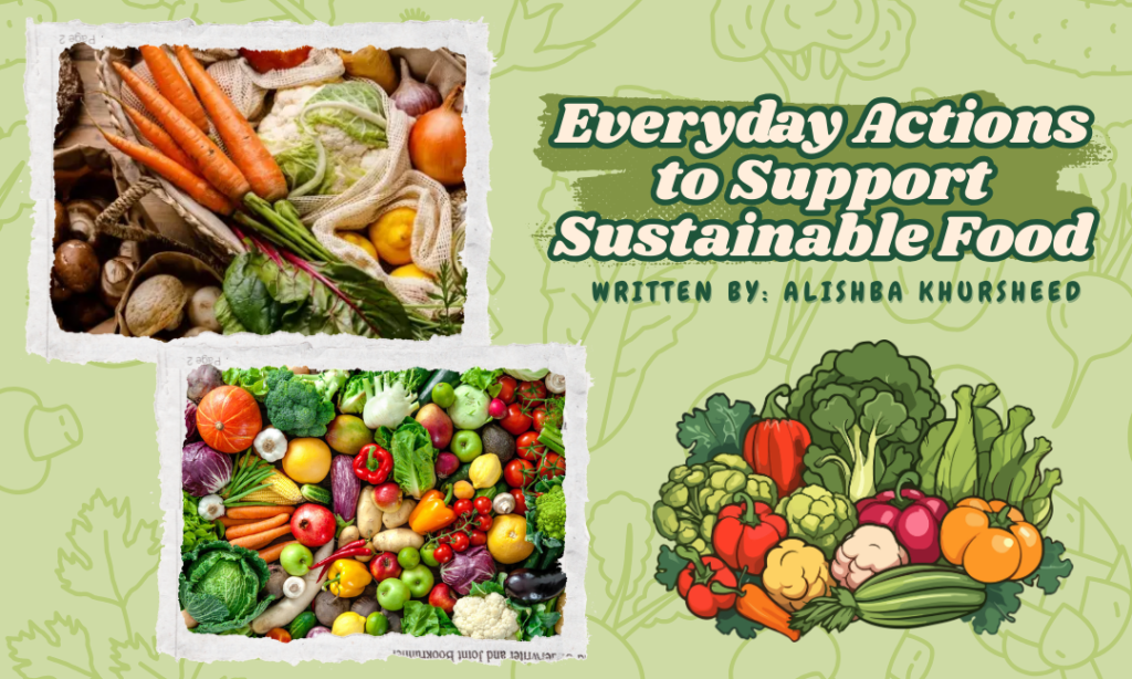 Everyday Actions to Support Sustainable Food