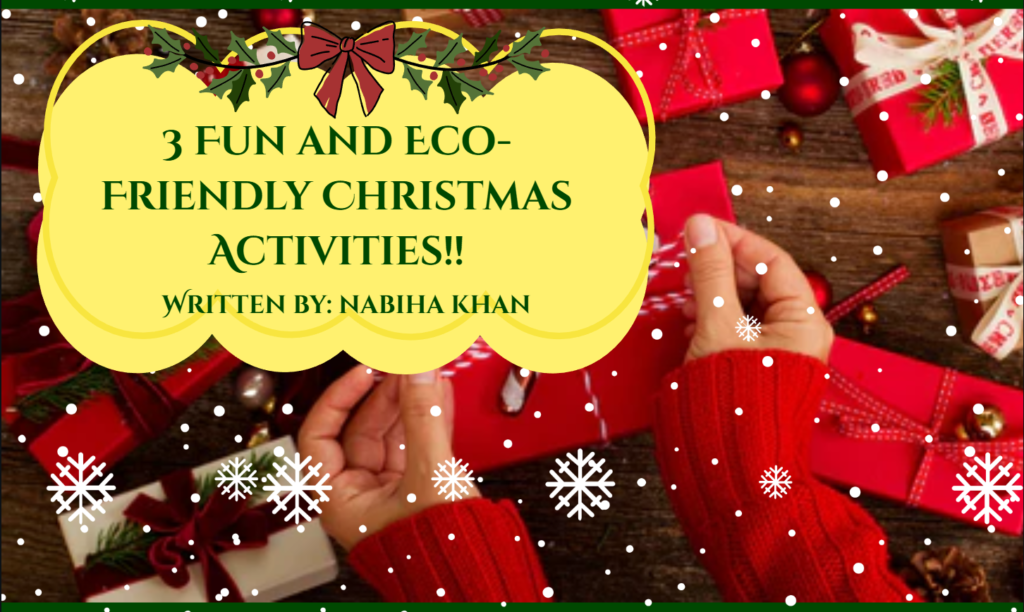 3 Fun & Eco-Friendly Christmas Activities