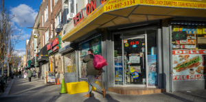 Closeup of Corner Store